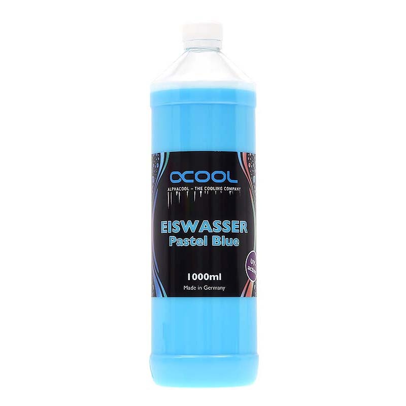 Alphacool Eiswasser Pastel Blue UV-active premixed coolant 1000ml