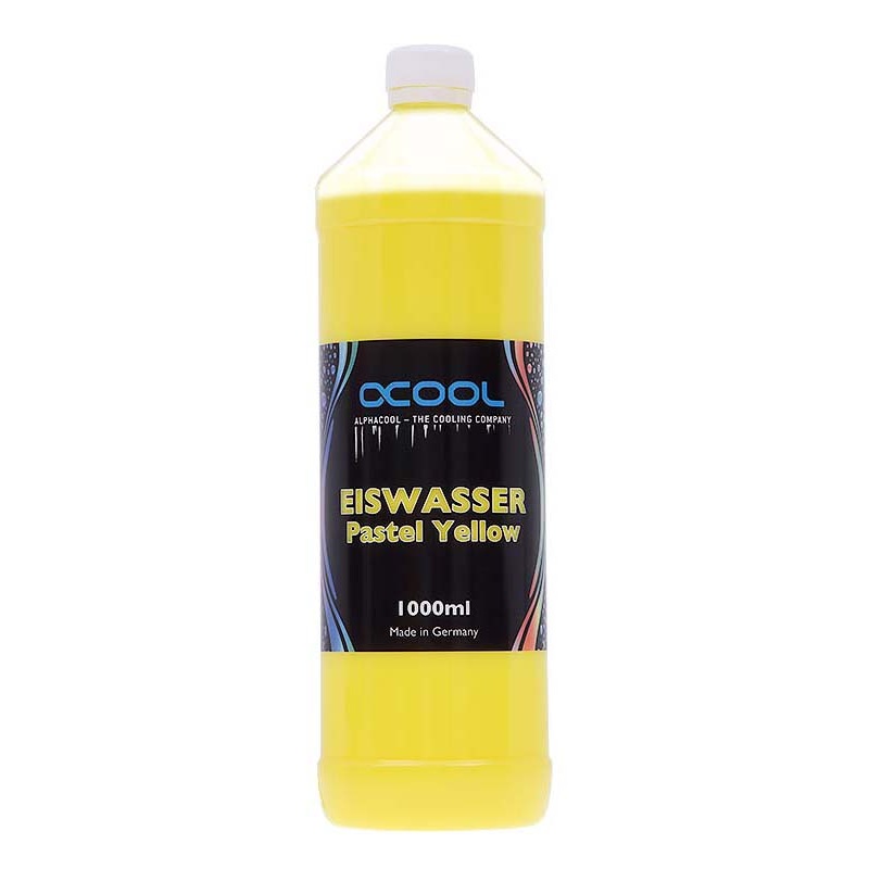 Alphacool Eiswasser Pastel Yellow premixed coolant 1000ml