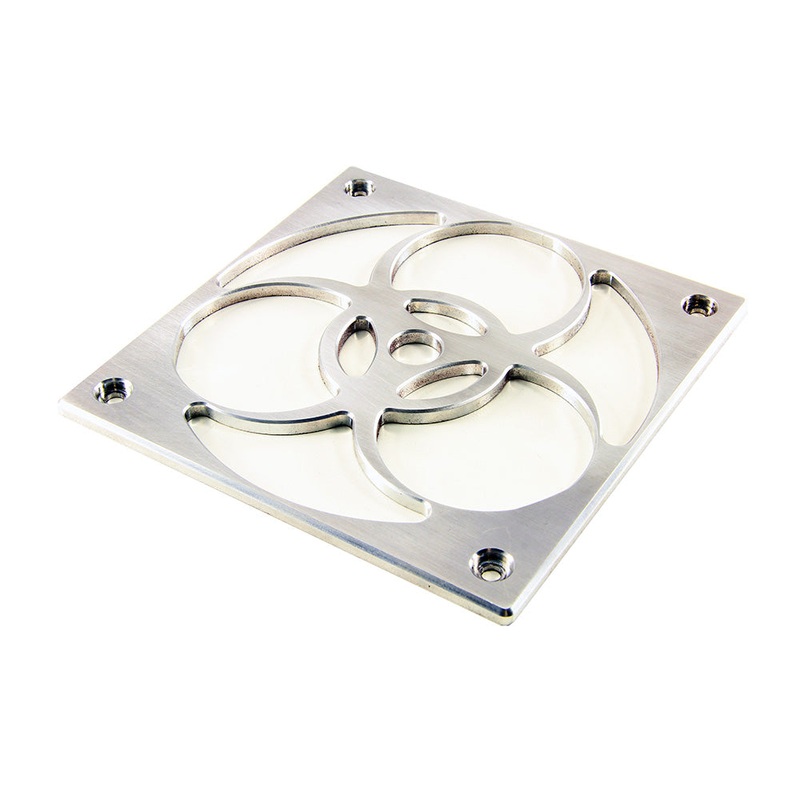 MNPCTech 120mm Machined Billet Theme Fan Grill – Biohazard