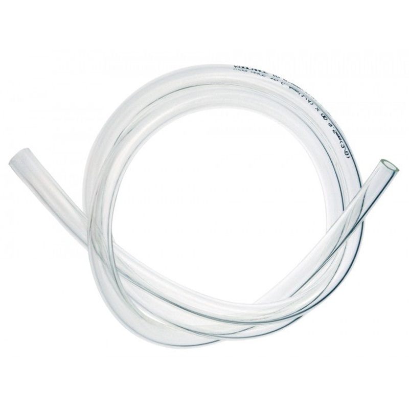 Koolance Tubing, PU Clear, Dia: 06mm x 10mm (1/4in x 3/8in), Ea: 305mm (1ft)