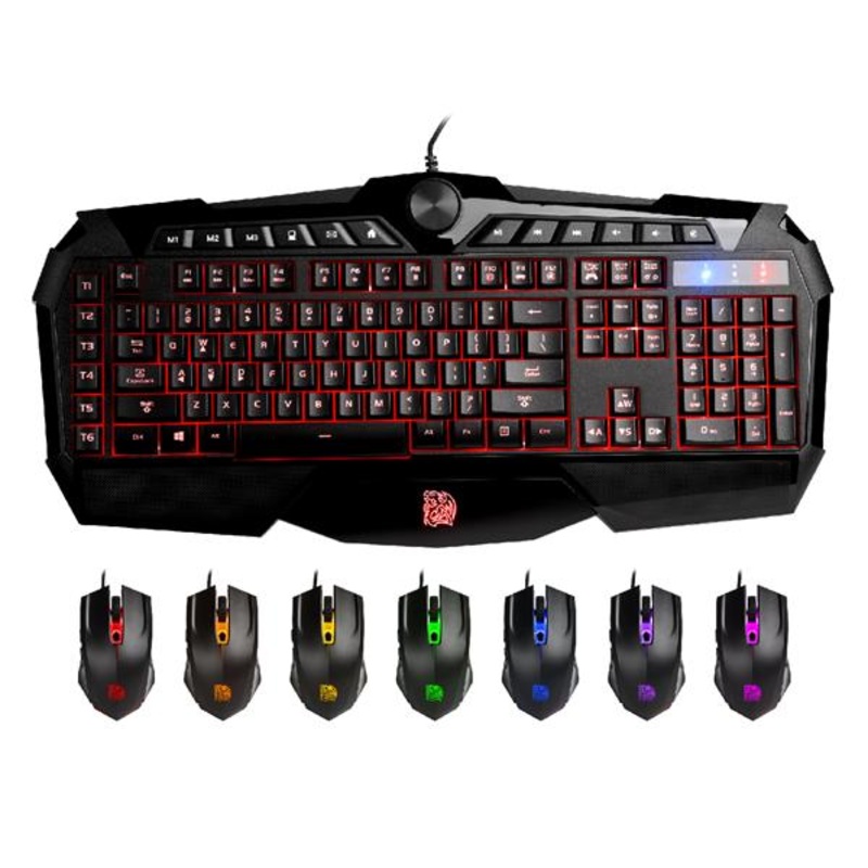 Thermaltake Commander Combo Gaming Gear Combo (Multi Light) BWA8889369