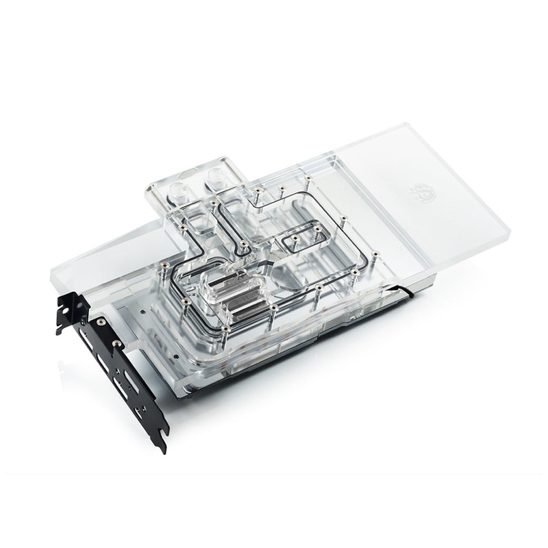 Bitspower Lotan series VGA water block and I/O bracket for MSI GeForce RTX 2080 Ti Gaming X TRIO