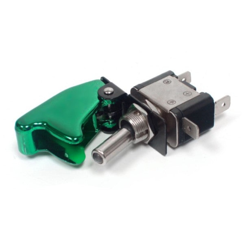 Military Switch with Style Cover – Chrome Green