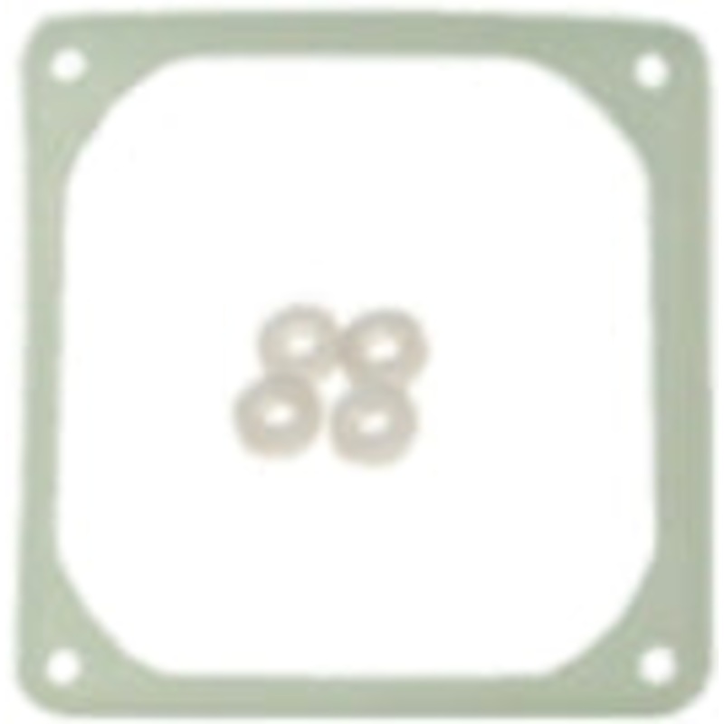 Mitron Silicon Fan Washer  for 70mm Case Fan – Clear