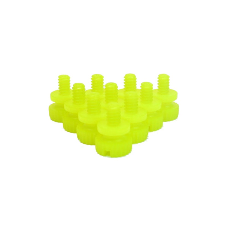 Mod/Smart Poly Thumbscrews – UV Brite Green (Set of 10)