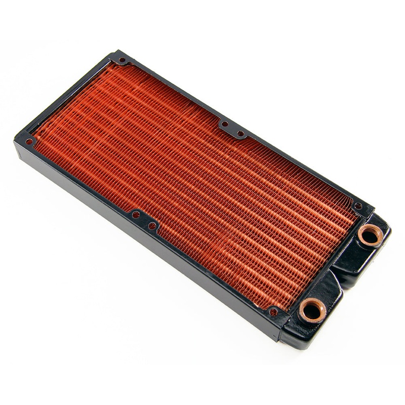 240 Full copper Radiator- Black/Copper