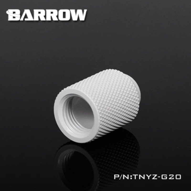 Barrow G1/4 20mm Male to Female Extension Fitting – White