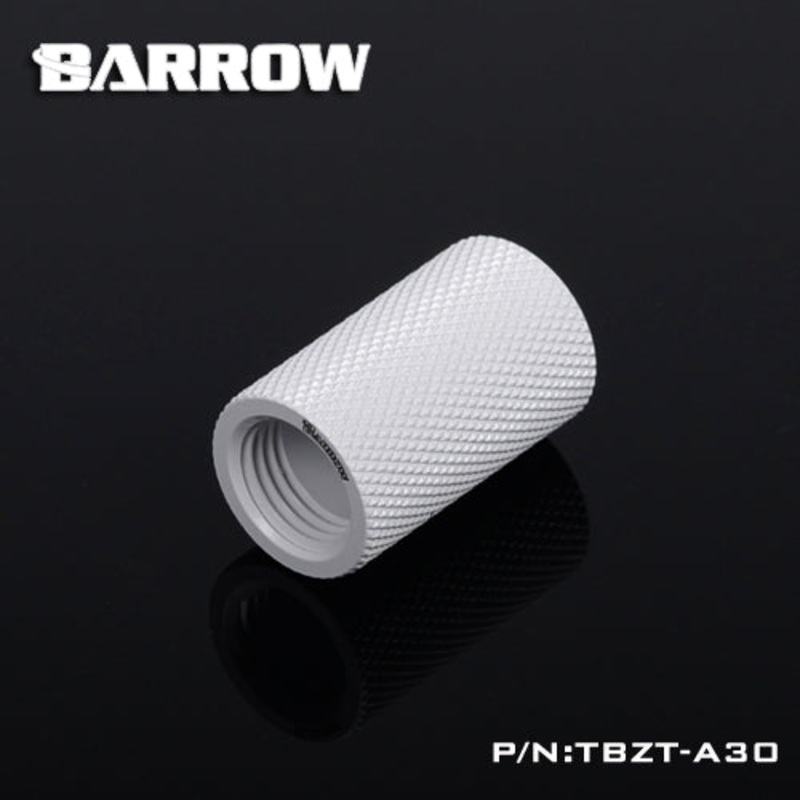 Barrow G1/4 30mm Female to Female Extension Fitting – White