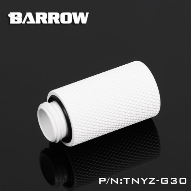 Barrow G1/4 30mm Male to Female Extension Fitting – White