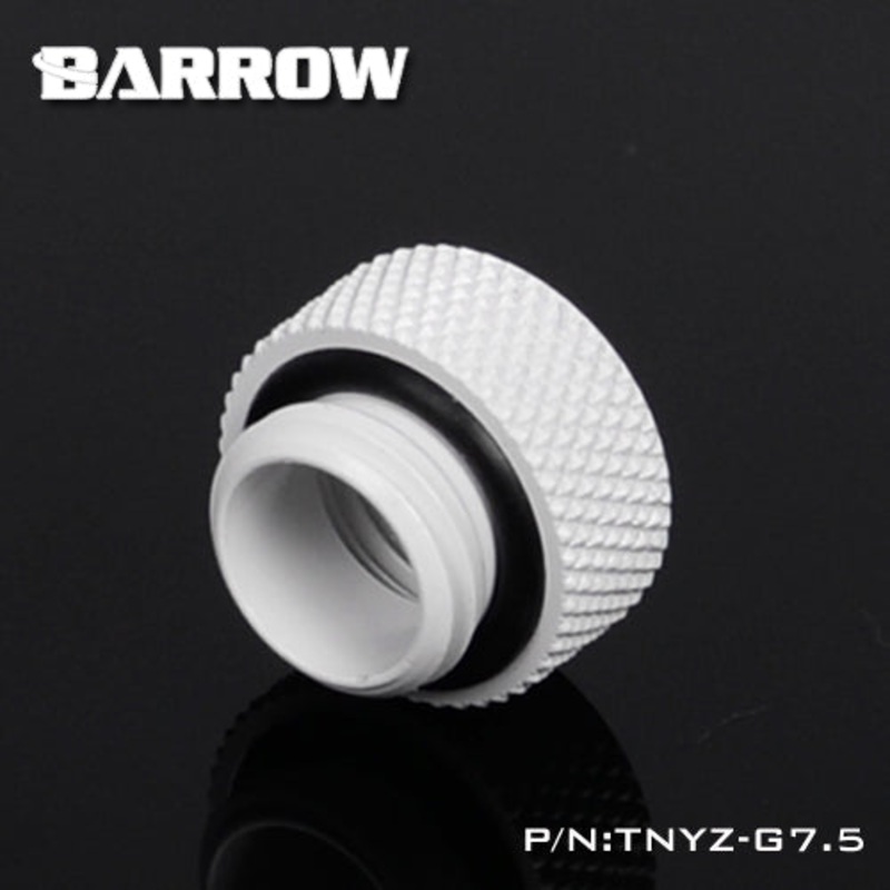 Barrow G1/4 7.5mm Male to Female Extension Fitting – White
