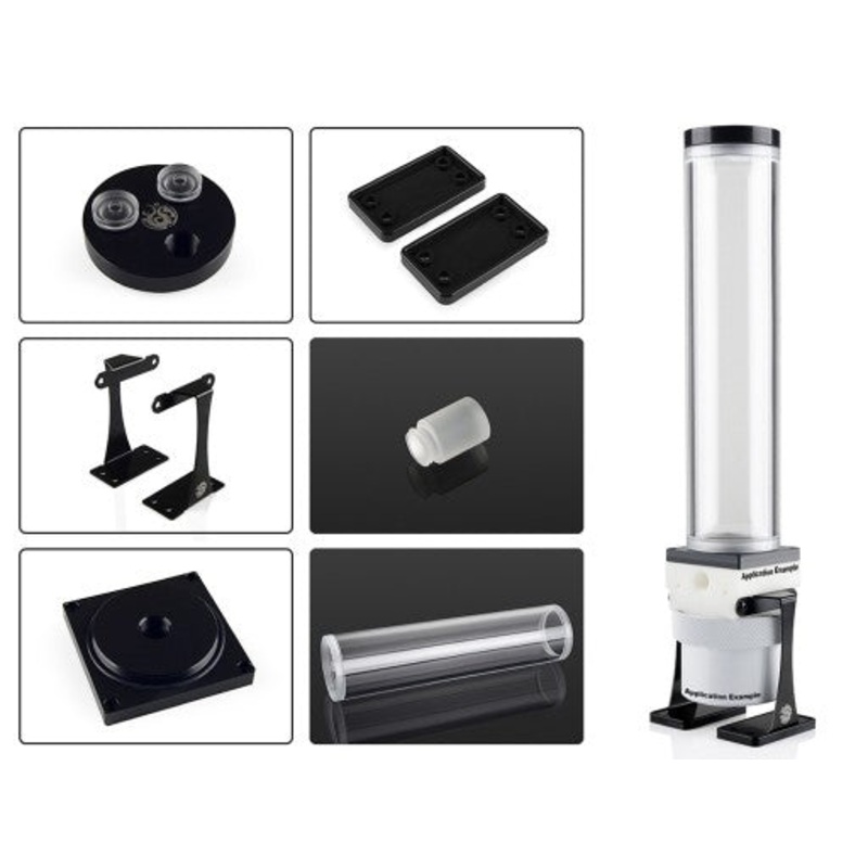 Bitspower Dual/Single D5 Top Upgrade Kit 250 Limited Edition POM-Black