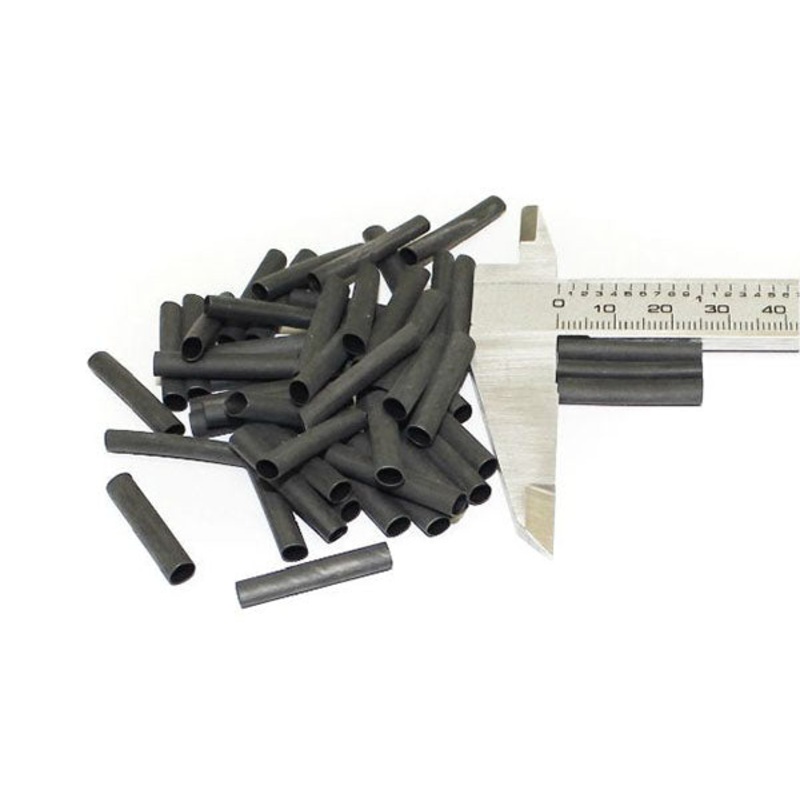 Mod/Smart 1/8 (3mm) Black Heatshrink 25mm Length – 50 Pack