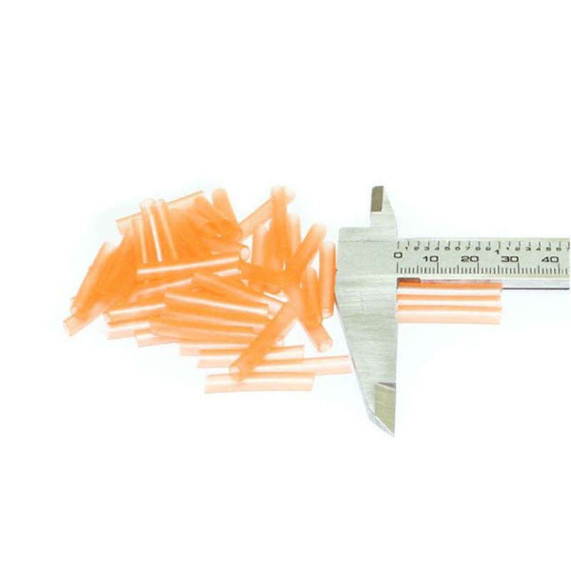 Mod/Smart 1/8 (3mm) UV Orange Heatshrink 25mm Length – 50 Pack