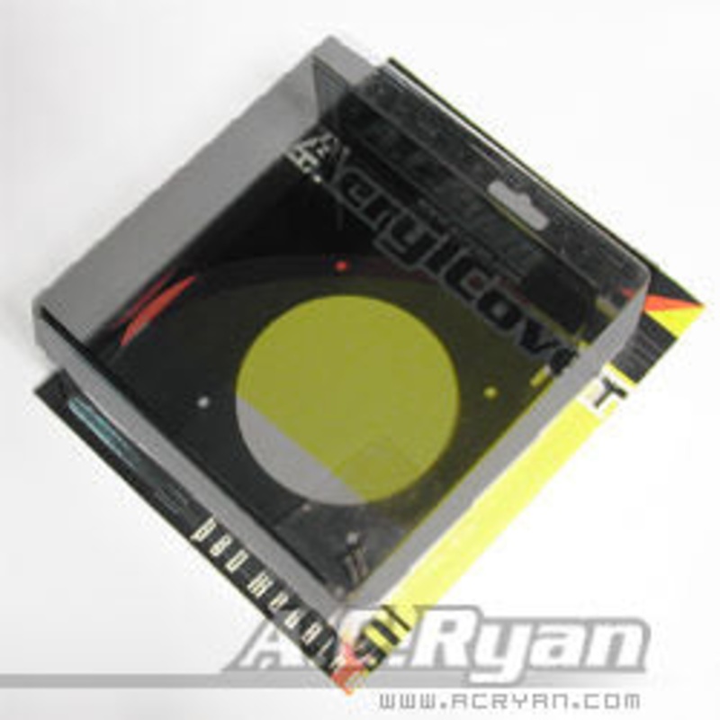 MORF Ultra-Thin AcrylCover 92mm hole, Black