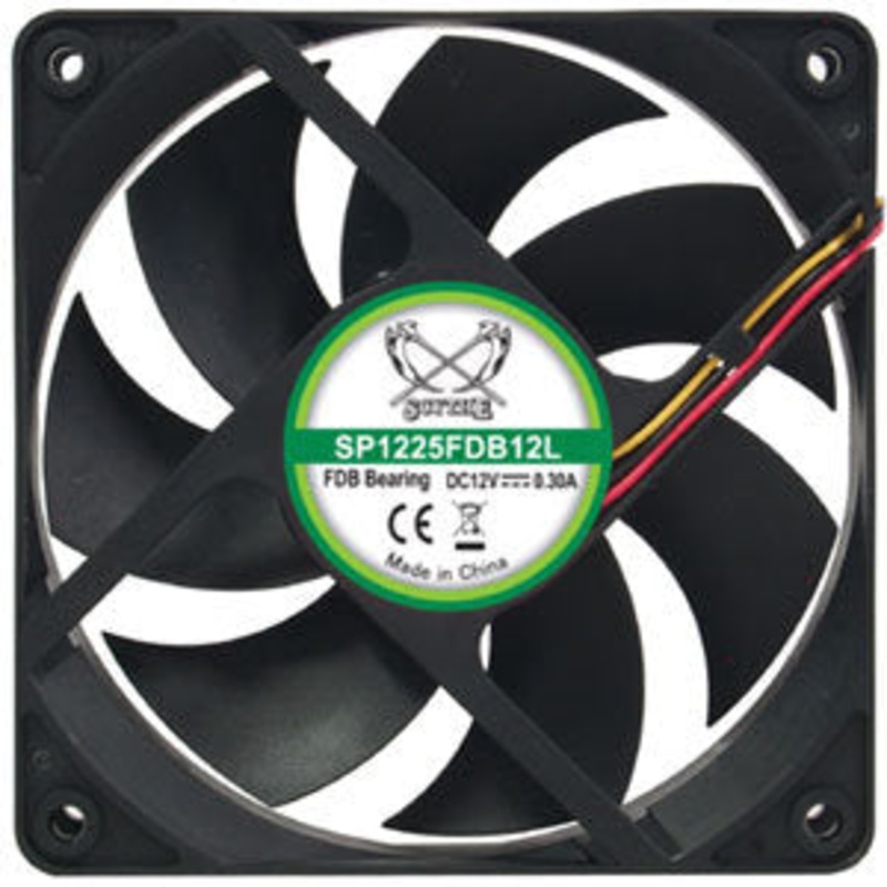 Scythe SP1225FDB12L Kama Flow2 Series 120mm Case Fan – Low Speed