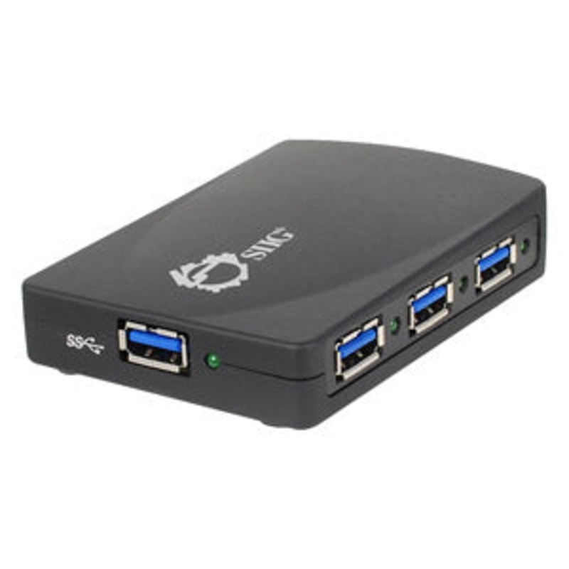 Siig 4-port hub with 4 SuperSpeed USB 3.0 ports