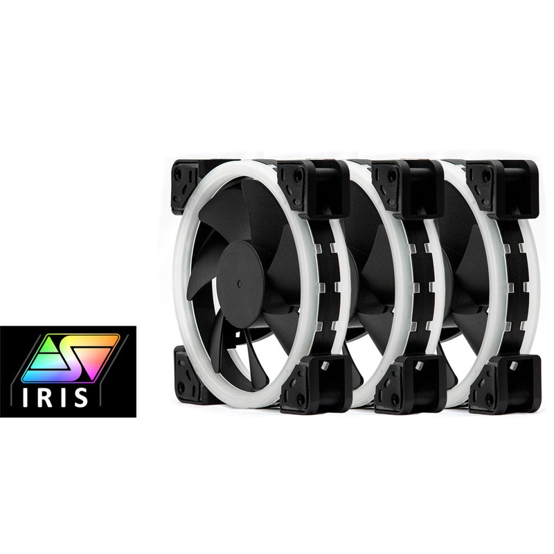 Swiftech Helix Iris 120MM Fan – 3 Pack with Iris Eco Controller