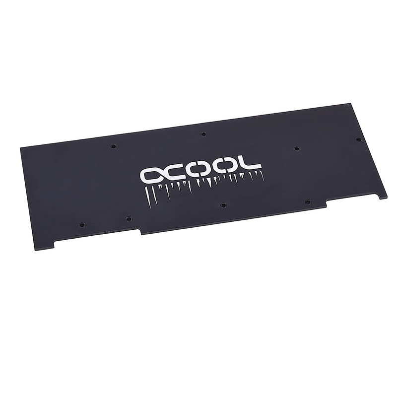 Alphacool Backplate for Eisblock GPX-N RTX 2080/2080Ti M02 Acetal & Plexi Light