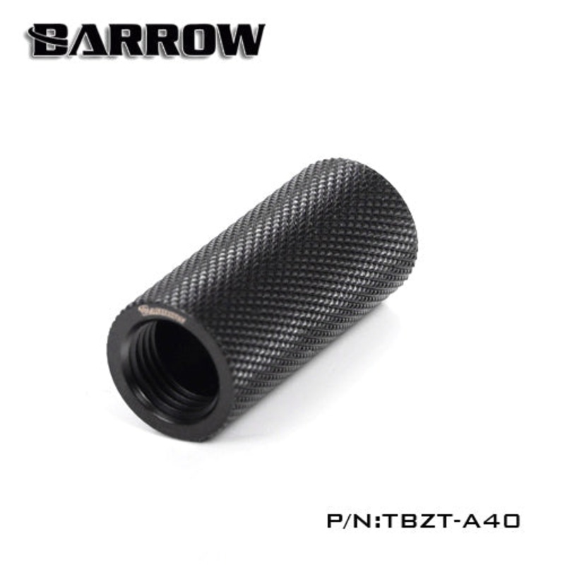 Barrow G1/4 40mm Female to Female Extension Fitting – Black