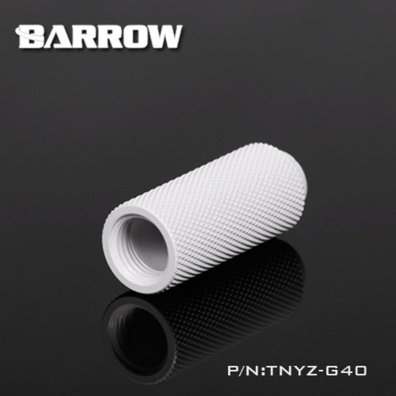 Barrow G1/4 40mm Male to Female Extension Fitting – White