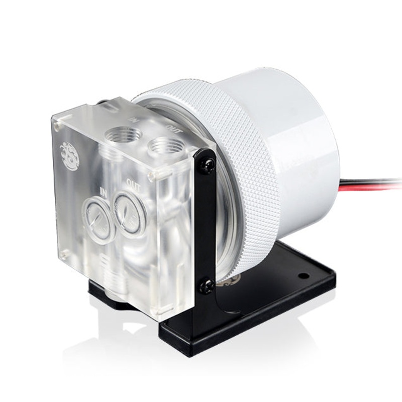 Bitspower D5 MOD Package (Clear Acrylic TOP S + MOD Kit V2 White)