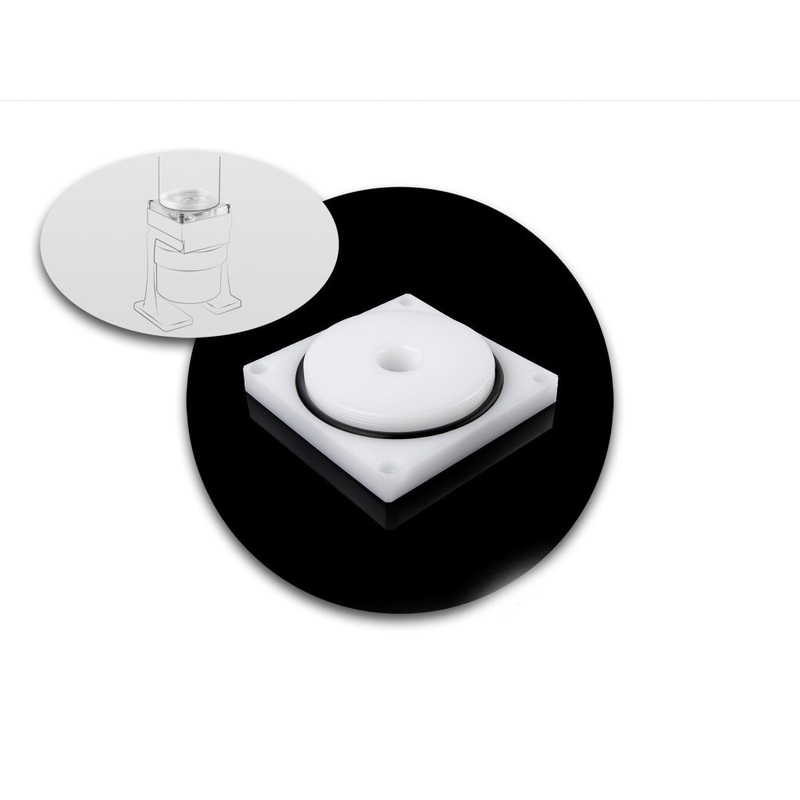 Bitspower Dual/Single D5 TOP Reservoir Adaptor (White POM)