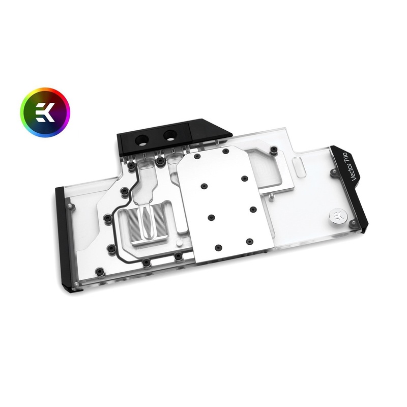 EK-Vector Trio RTX 2080 RGB – Nickel + Plexi