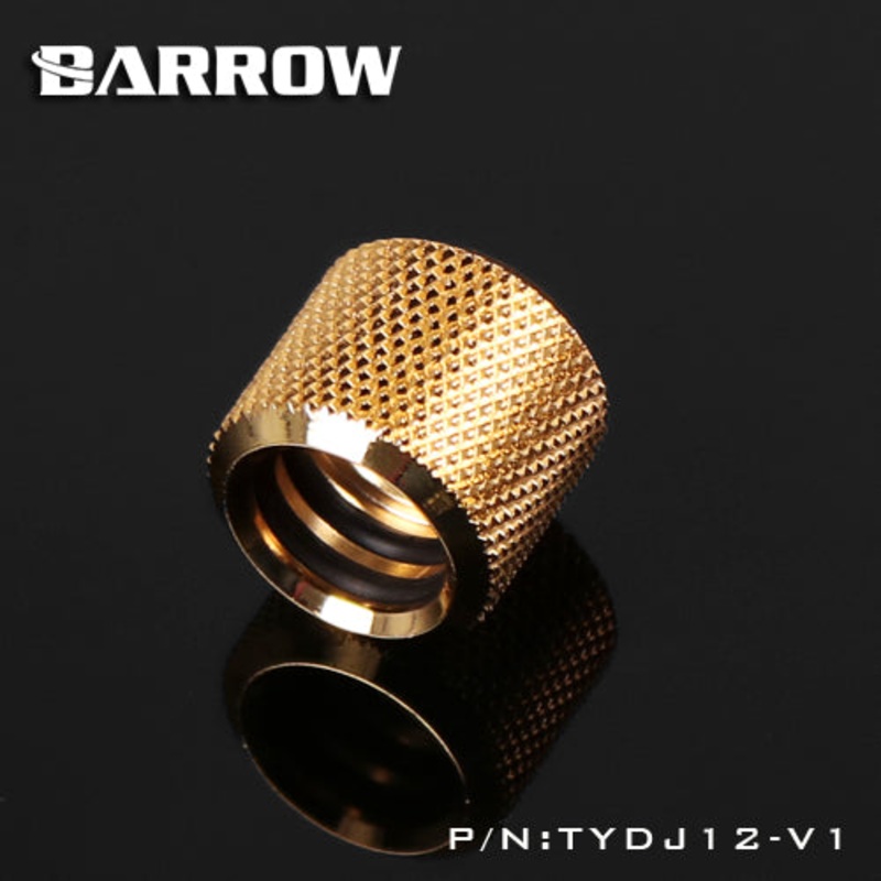 Barrow Hard Tube Extender Fitting-12mm – Gold