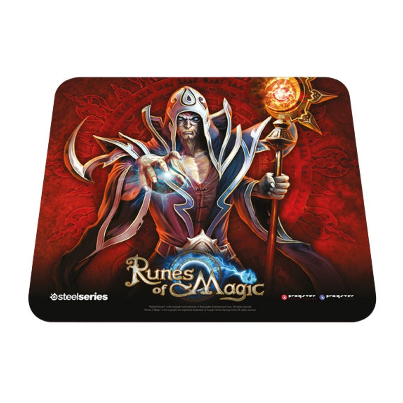 SteelSeries QcK+ Runes of Magic Edition Gaming Mouse Pad – With In-Game Mount