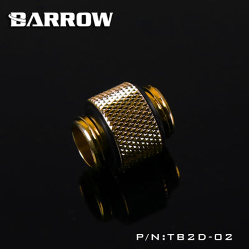 Barrow G1/4 10mm Male to Male Adapter Fitting – Gold