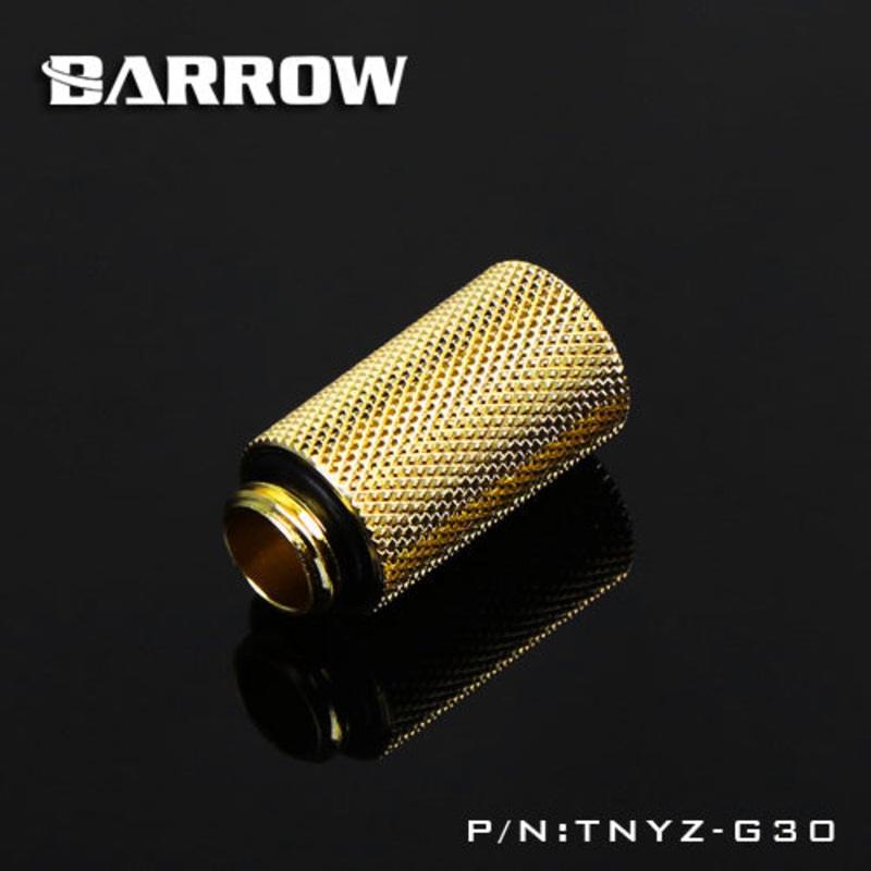 Barrow G1/4 30mm Male to Female Extension Fitting – Gold