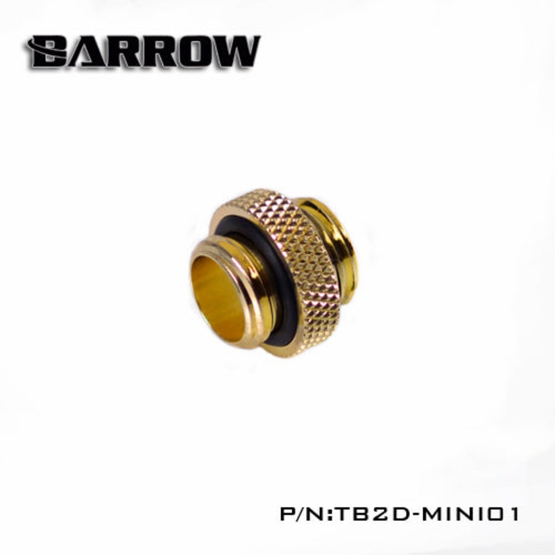 Barrow G1/4 5mm Male to Male Adapter Fitting – Gold