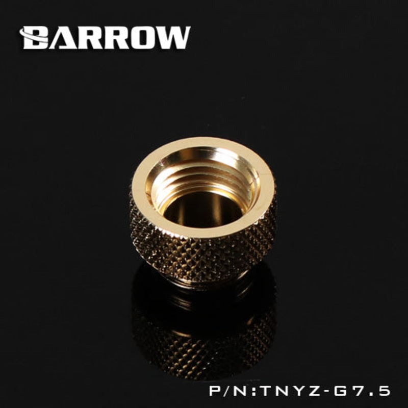 Barrow G1/4 7.5mm Male to Female Extension Fitting – Gold