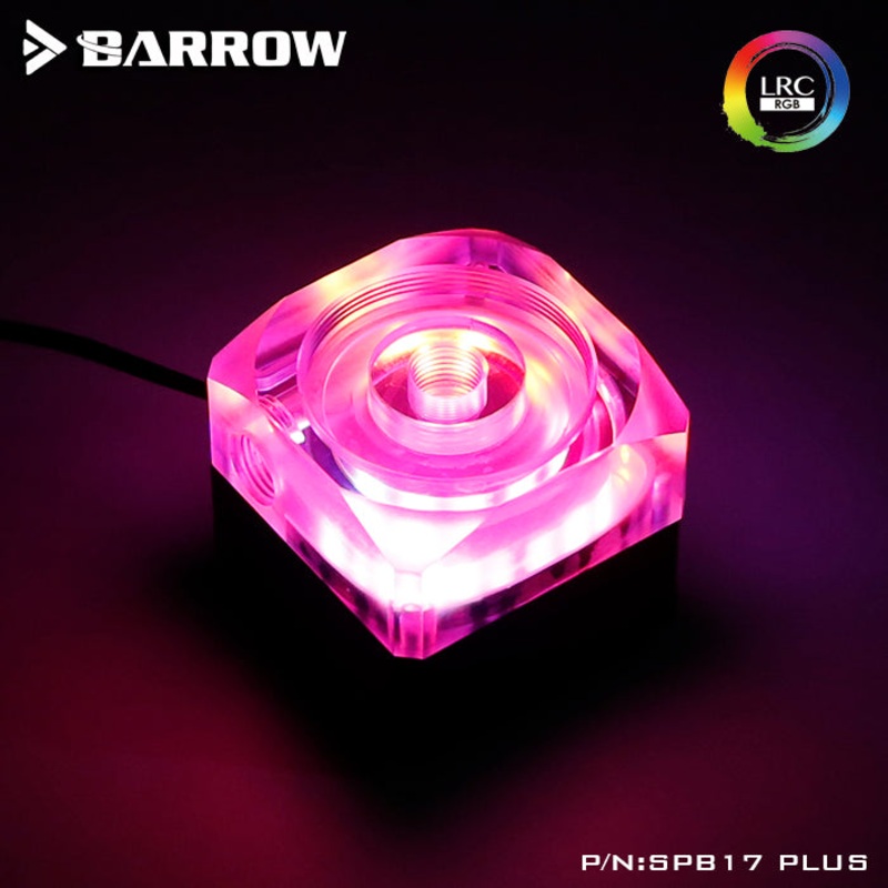 Barrow LRC2.0 PLUS control speed 17w pump kit design for directly mounting to reservoir – Black