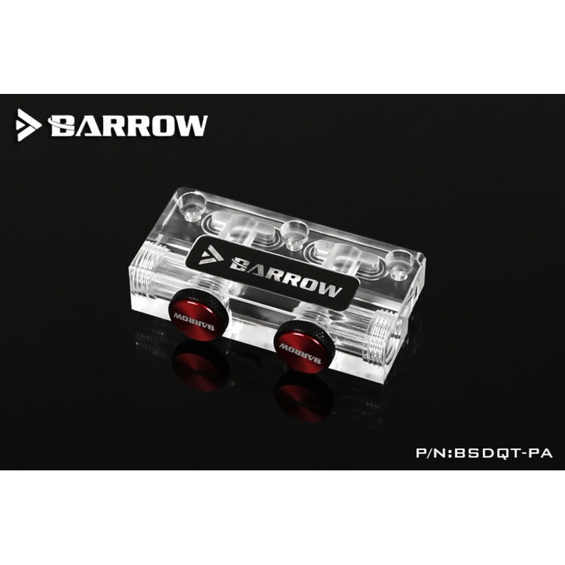 Barrow Multifunctional Acrylic Change Direction L-type GPU Block Bridge, For Barrow’s GPU Water Block Refit