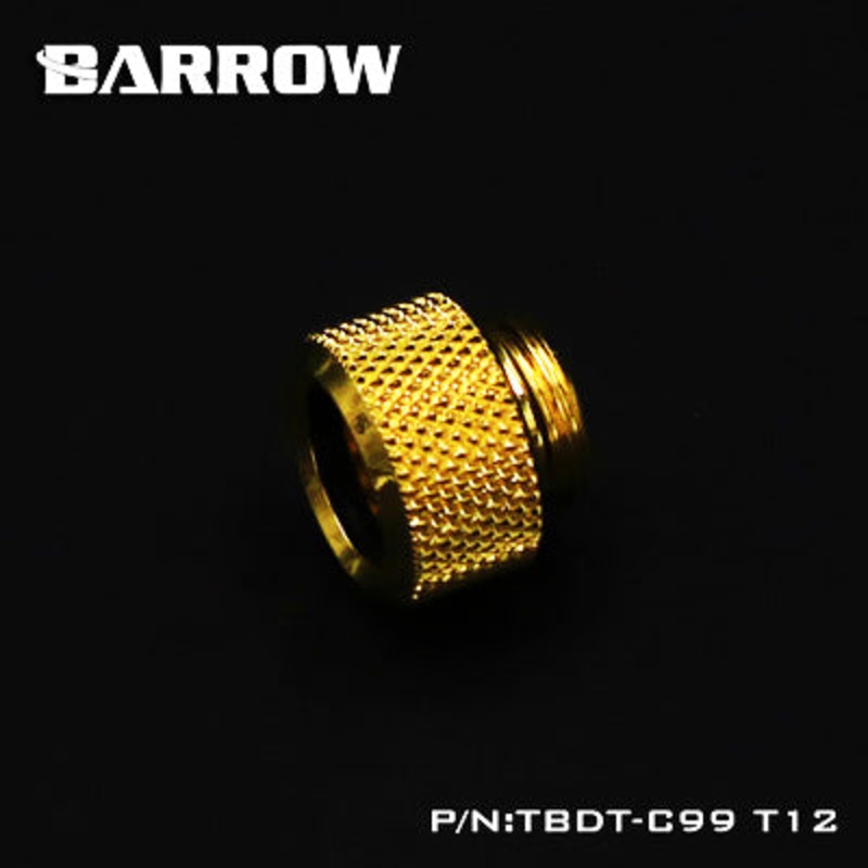 Barrow Push-in Fitting 12mm OD – Gold