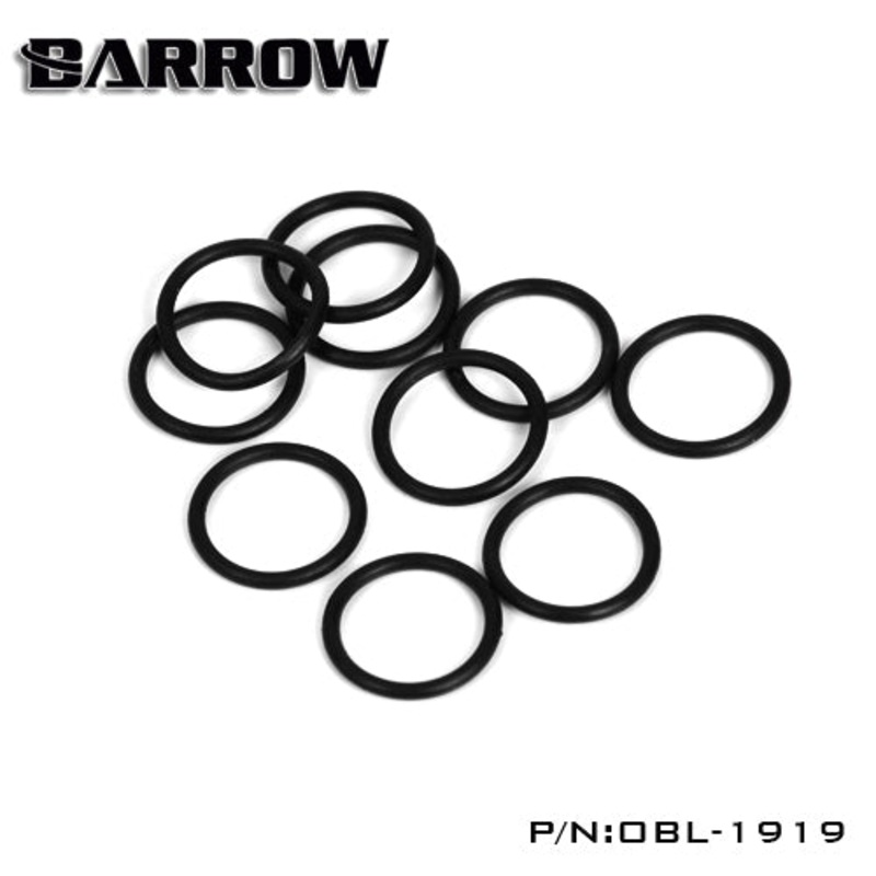 Barrow Replacement O-ring Set for Acrylic/Hard Tube (10pcs, Black) BWA8887423