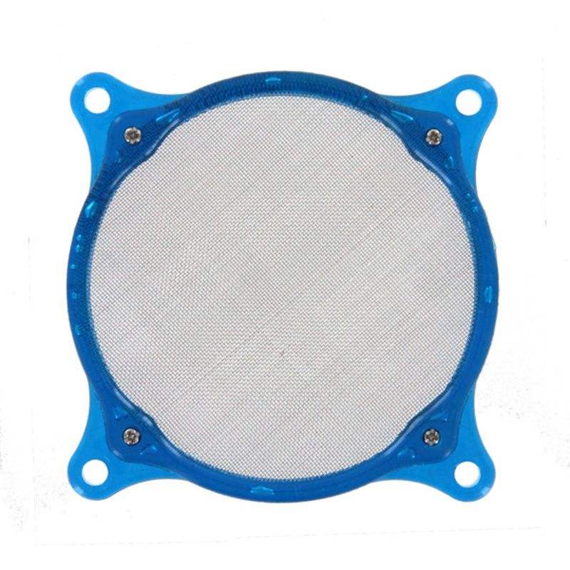 FilterRight 80mm Aluminum Fan Filter – UV Blue