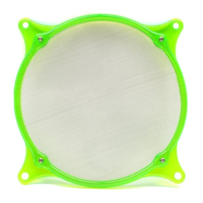 FilterRight 92mm Aluminum Fan Filter – UV Green