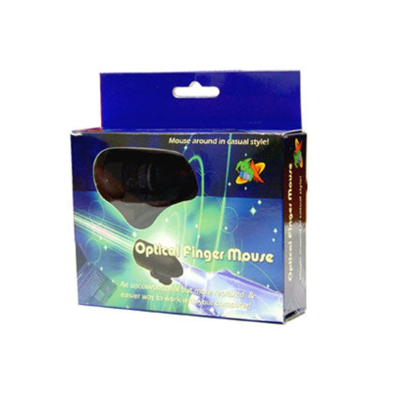 Logisys Optical Finger Mouse – Black