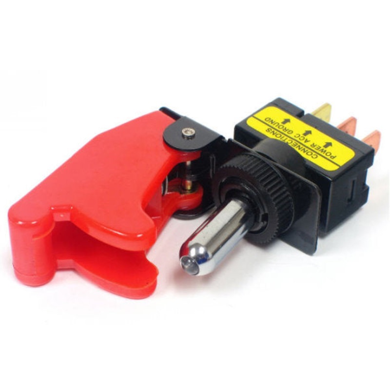 Mod/Smart Military Switch with Style Cover – Solid Red