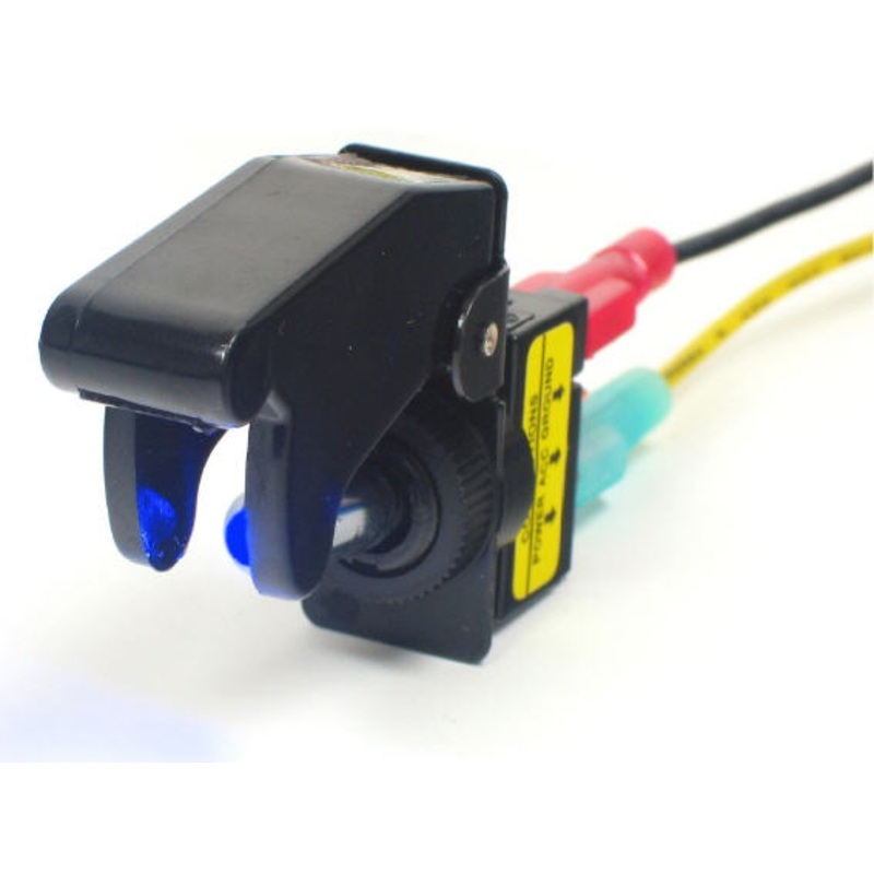 Mod/Smart Military Switch with Style Cover w/Blue LED