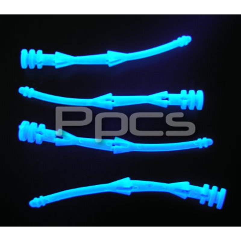 Rubber Screws – Closed Chassis Fan Mounts (Vibration Isolators) – Set of 4 – UV Blue