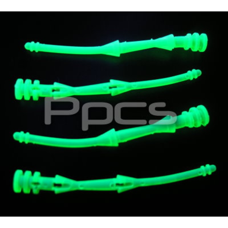 Rubber Screws – Closed Chassis Fan Mounts (Vibration Isolators) – Set of 4 – UV Green