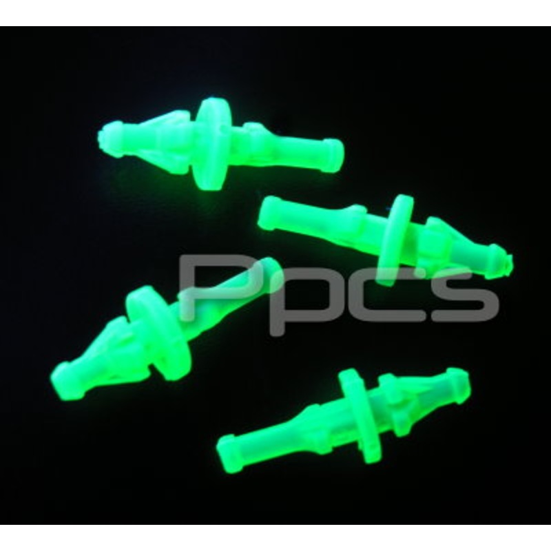 Rubber Screws – Open Chassis Fan Mounts (Vibration Isolators) – Set of 4 – UV Green