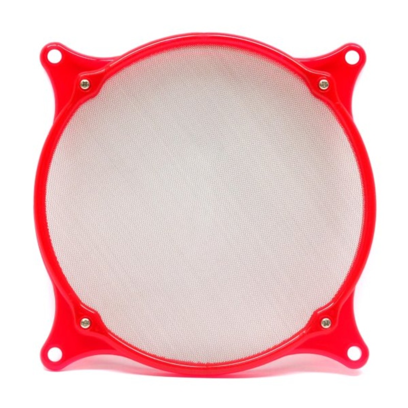 FilterRight 92mm Aluminum Fan Filter – UV Red
