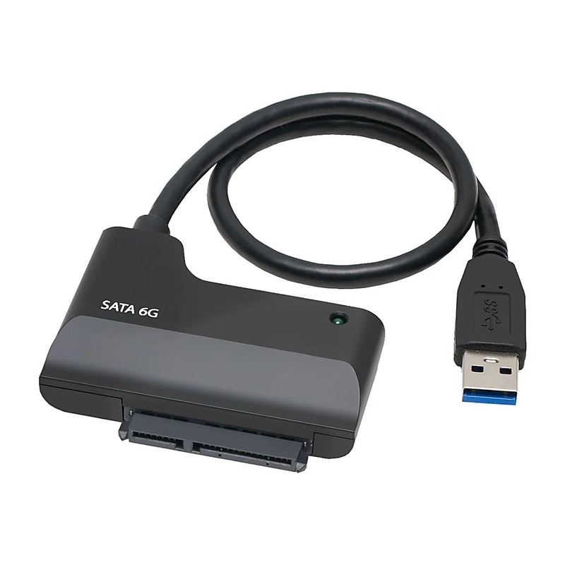 SYBA InfoZone SuperSpeed USB 3.0 to SATA III Device Adapter Cable with AC Adapter