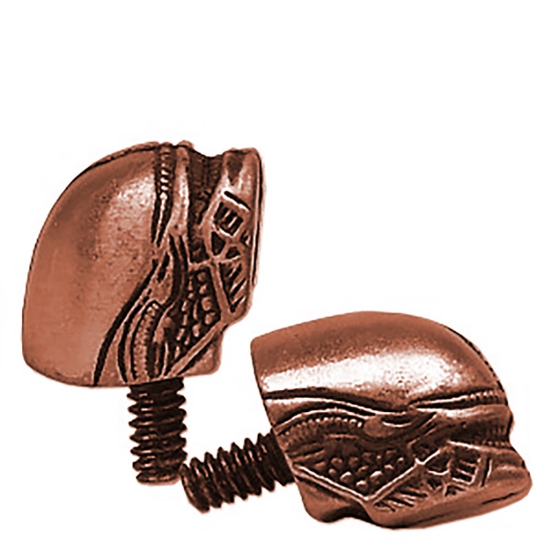 Alien Head Theme Screws for your PC  6 Piece- Copper Red