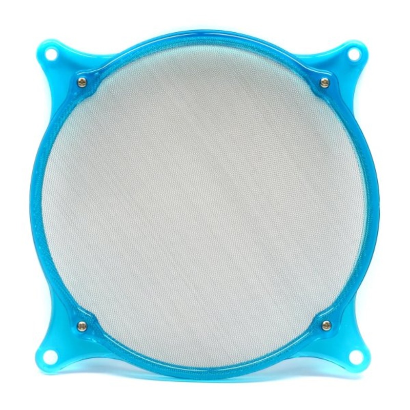 FilterRight 120mm Aluminum Fan Filter – UV Blue