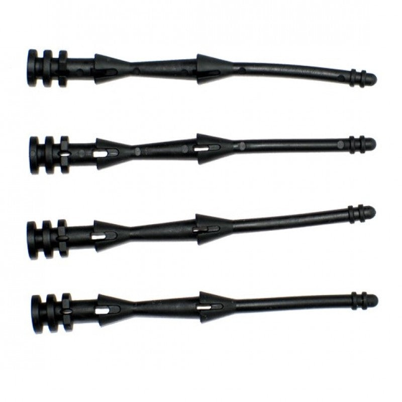 Rubber Screws – Closed Chassis Fan Mounts (Vibration Isolators) – Set of 4 – Black